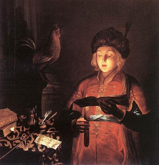 Young Man with a Candle